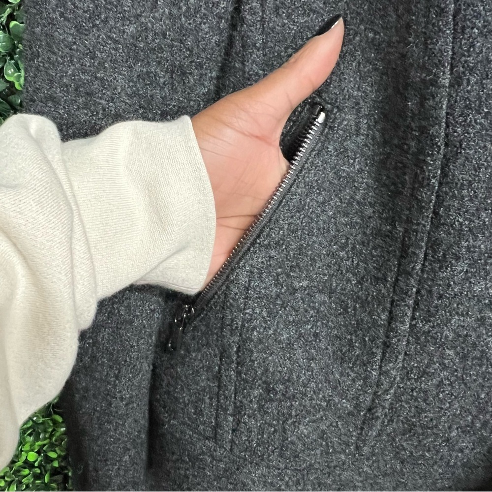 ANN TAYLOR | Wool Blend Moto Jacket - Picture 8 of 10